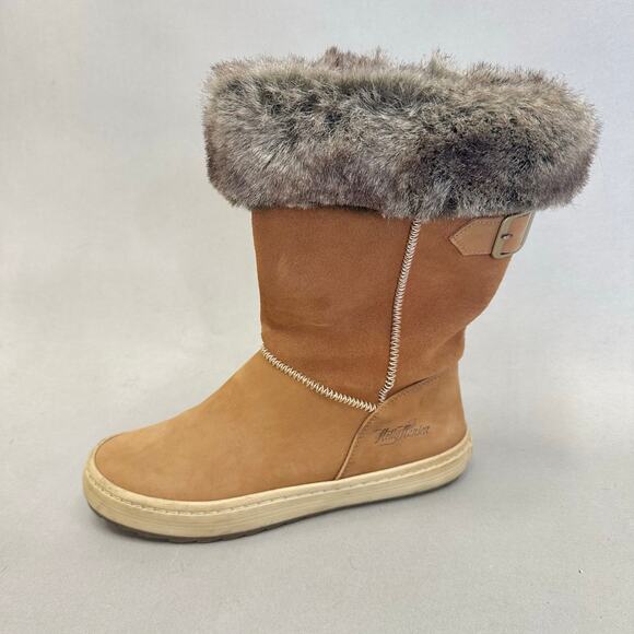 Helly Hansen Alexandra Waterproof Leather Faux Fur Boots Women's Size 6 - Picture 1 of 13